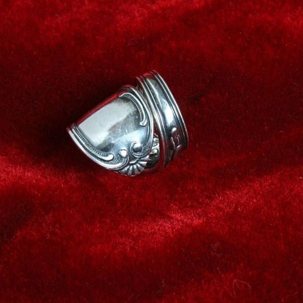 Bague Rococo XL bijoux/couverts argent R12