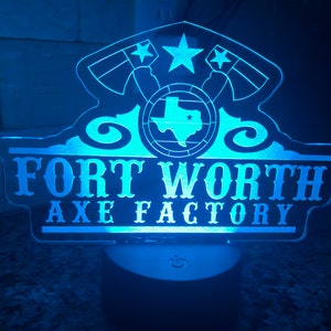 Business Logo Tabletop LED Light