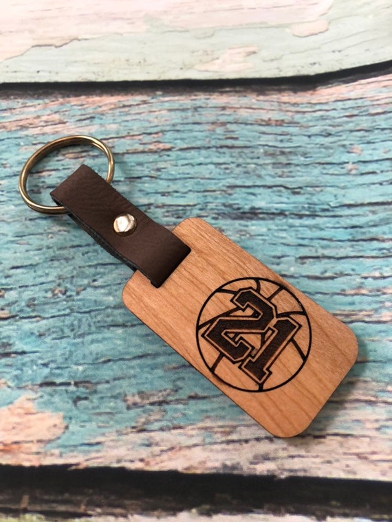 Personalized Wooden Keychain