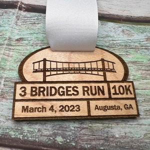 Custom Design . Wood Medal . Personalized . Awards . Hand Finished .