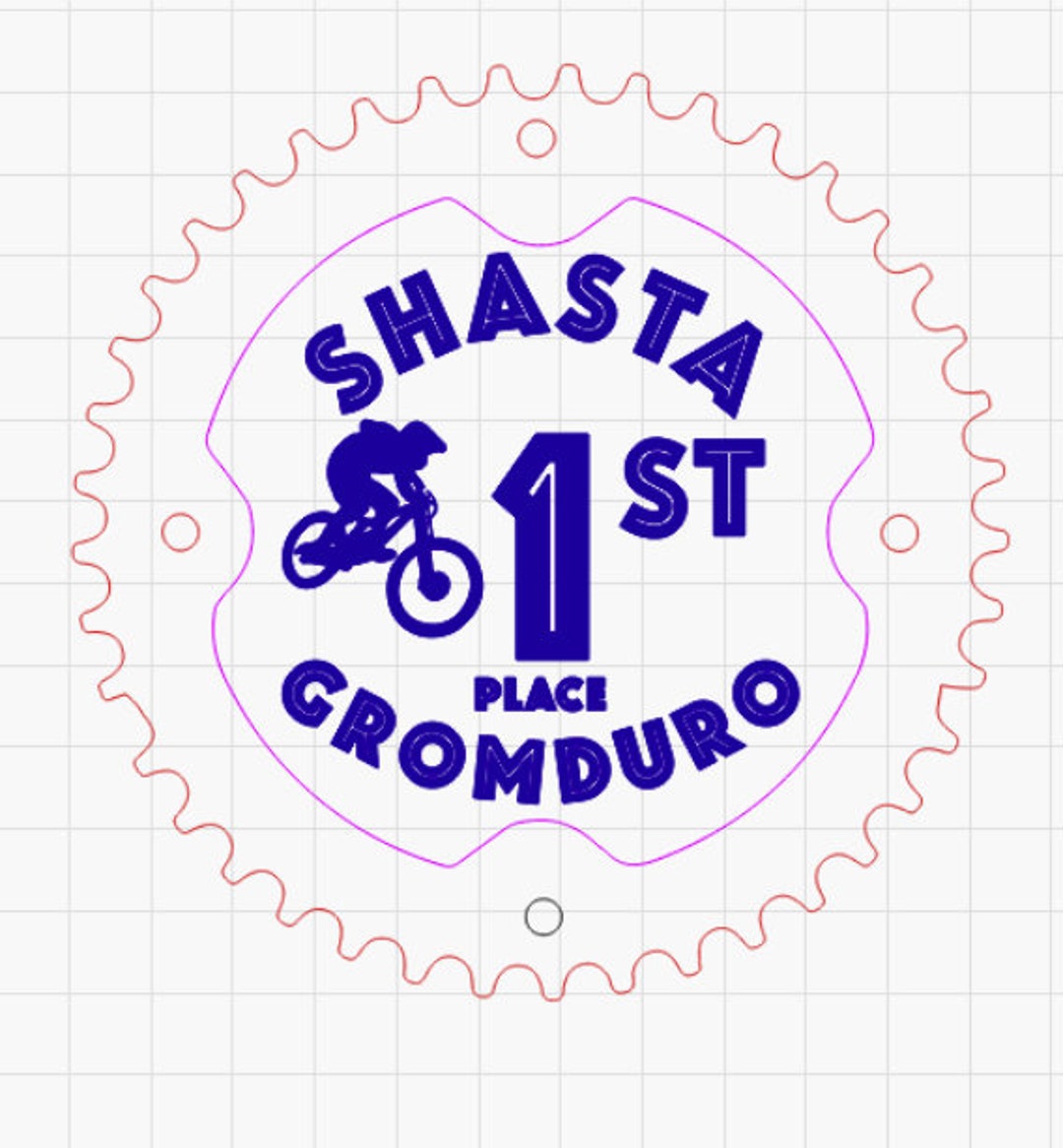 Custom Designed . Laser Engraved . Mountain Biking . Wood Medals ...