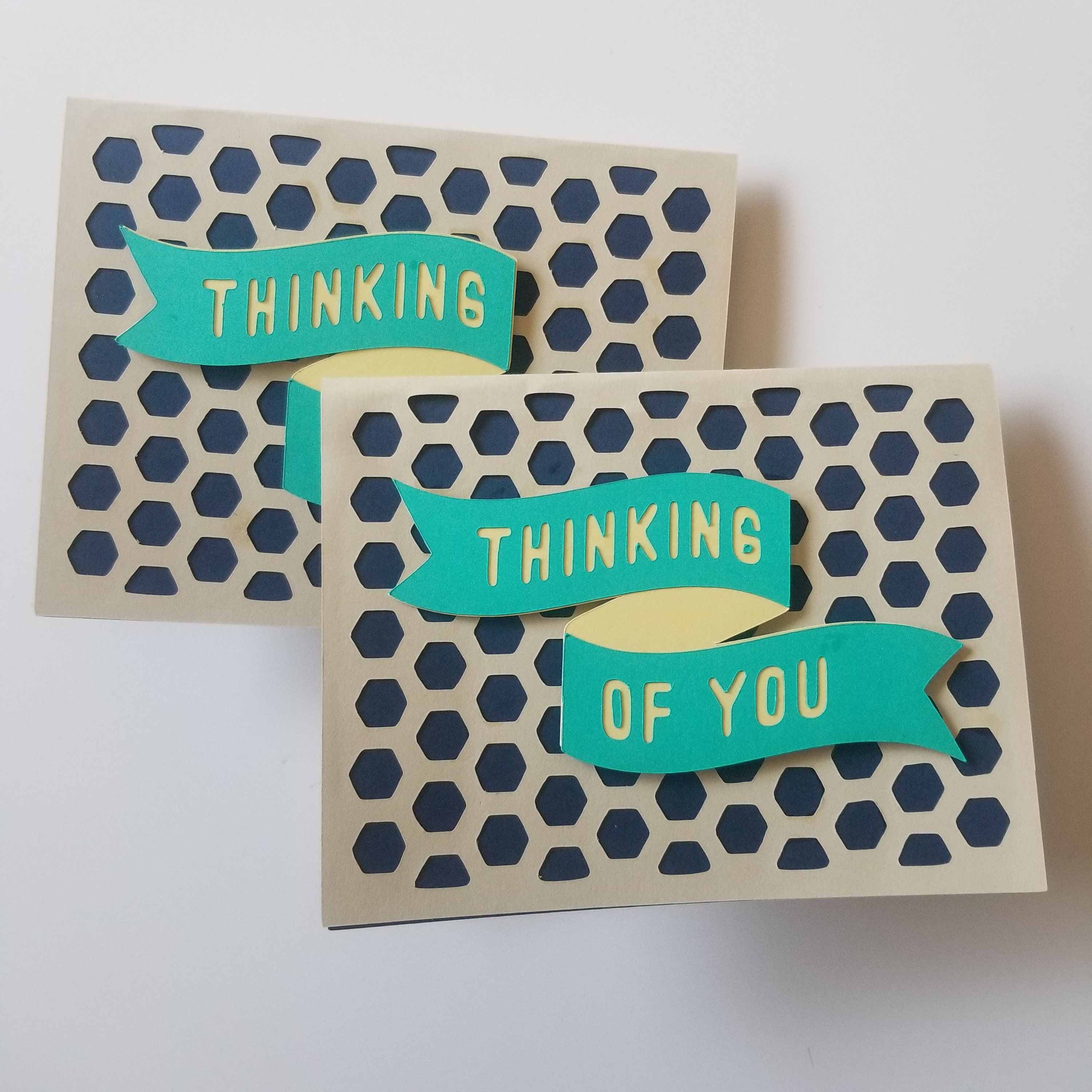 DIY Thinking of You Card Kit each kit makes 4 cards and  Etsy