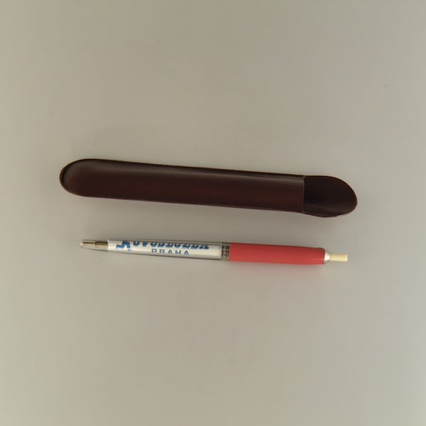 Czechoslovakian Advertising Kovosluzba Praha Company Ballpen New in Cover