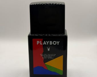 Origineel vintage lot van 3 stuks. Playboy Eau de Toilette Deodorant Natuurlijke lichaamsspray 3.5 fl.oz. / 100 ml