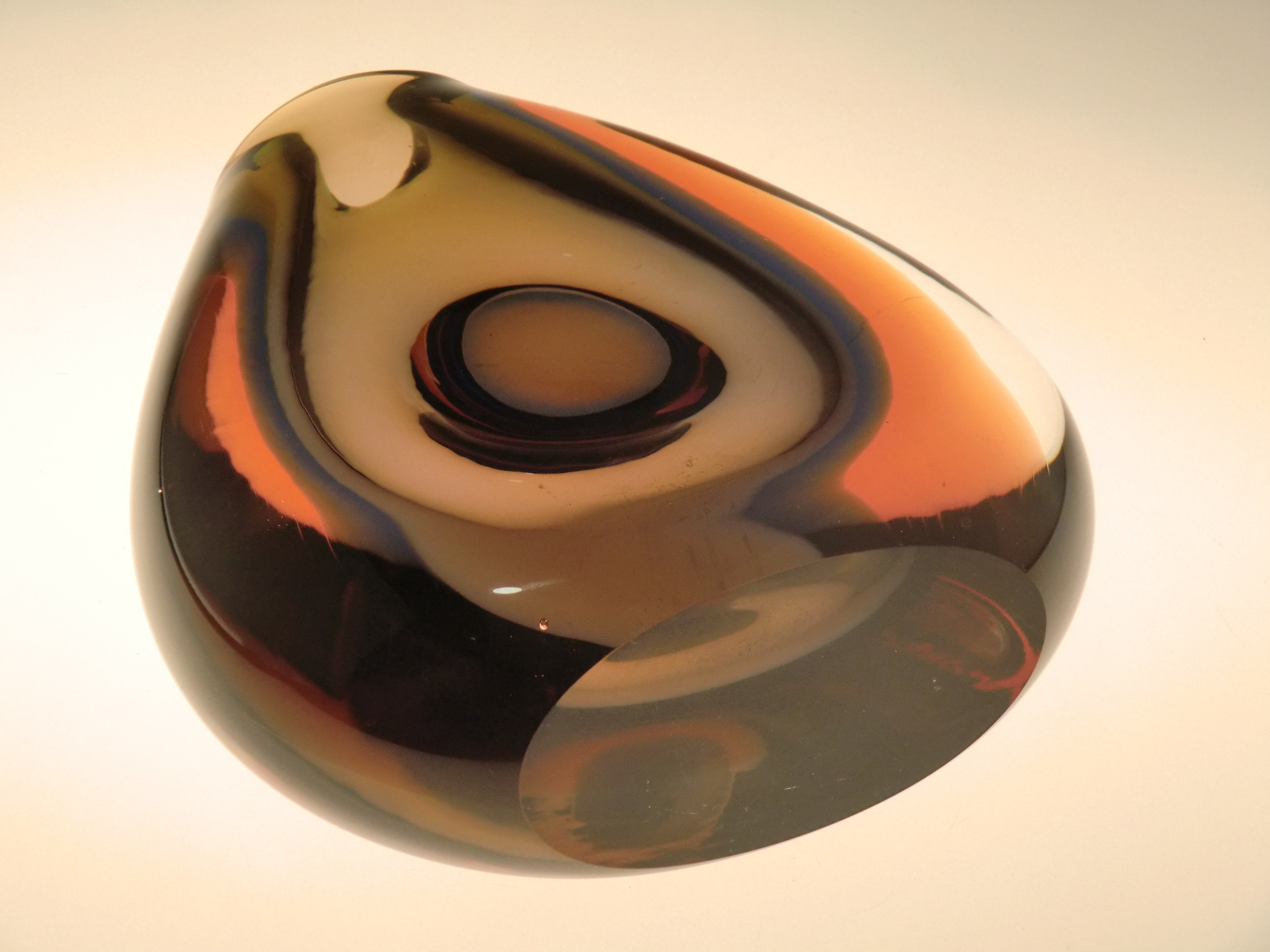 moser花びんチェコスロバキア製 Moser Karlovarske Sklo Ovoid Vase 用の Vladimir Mito による