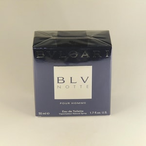 Discontinued Bvlgari BLV Notte Pour Homme Eau De Toilette 1.7 Fl