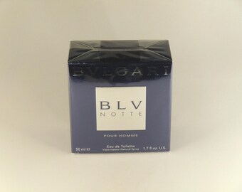 Discontinued Bvlgari BLV Notte Pour Homme Eau De Toilette 1.7 Fl