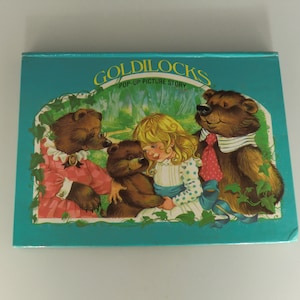 Goldilocks and Three Bears Pop-Up Picture Story View Leporello Book by Pamela Storey