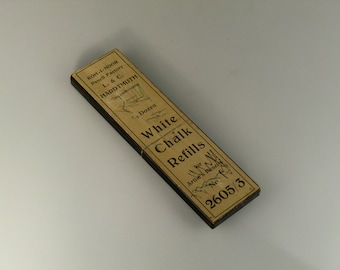 Bohemian Czech Czechoslovakian Koh-I-Noor L C Hardtmuth 2605/3  White Chalk Refills In Paper Box