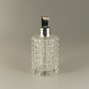 Bohemian Czech Art Deco Glass Perfume Bottle Flacon - Atomizer Lost