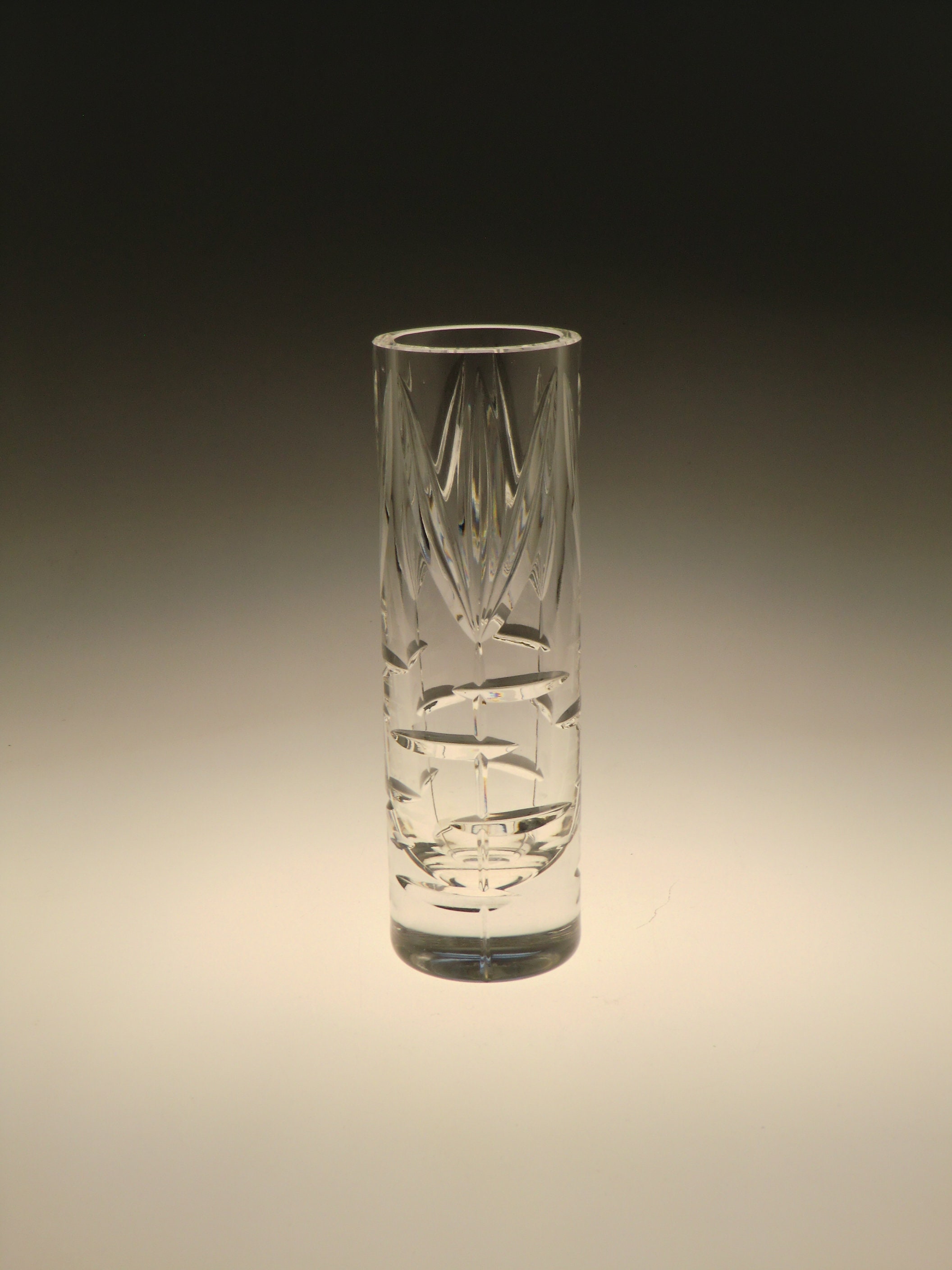 チェコ　クリスタル　ボヘミアングラス　物入れ　ヨセフ・エクナー ポデブラディ グラスワークスのヨゼフ スヴァルクによるボヘミアン