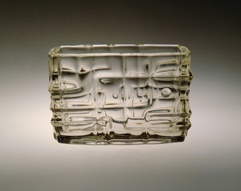 Jan Gabrhel Art Glass Vase glass jardiniere sculpture Chlum