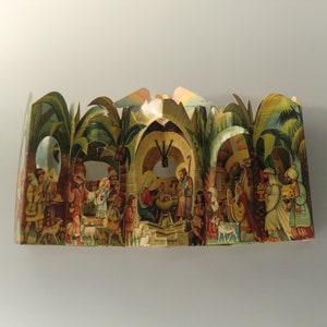 Amazing Boho Czech Vojtech Kubasta Paper Christmas Presepe Crehe Bethlehem Pop-Up View Leporello