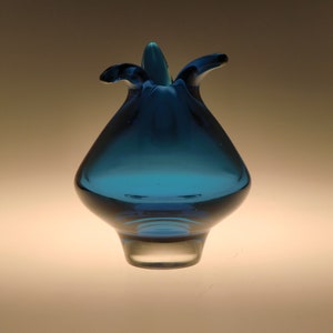 Bohemian Czech Harrachov Art Glass Sommerso Vase by Milan Metelak