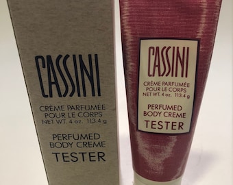 Original Vintage Oleg Cassini Cassini for Woman Perfumed Body Creme NET WT. 4 oz. / 113,4g