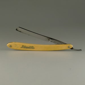 Vintage COLLECTIBLE Bohemian Czech Straight Razor Liliput42 Cechie