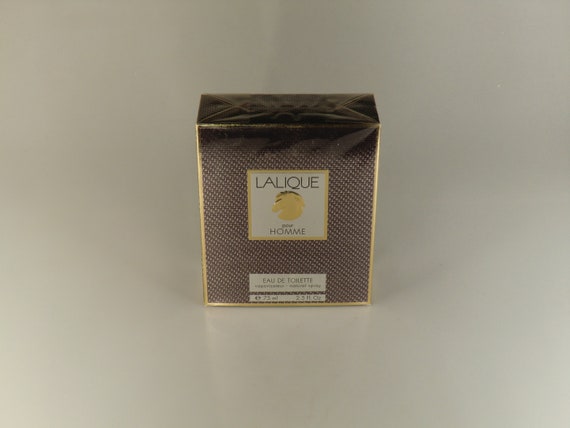 Original Vintage Lalique Pour Homme Eguus Eau de Toilette 2.5FL.OZ / 75ml