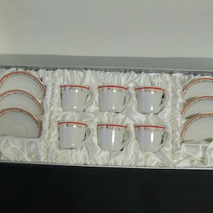 Boho Tjeckiska Thun Nova Role Tekoppar Kaffekoppar Set - Märkt