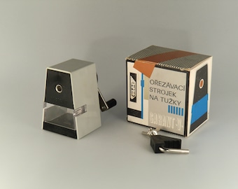 Bohemian Czech Czechoslovakian Vintage Retro Desktop Pencil Sharpener Garant Company