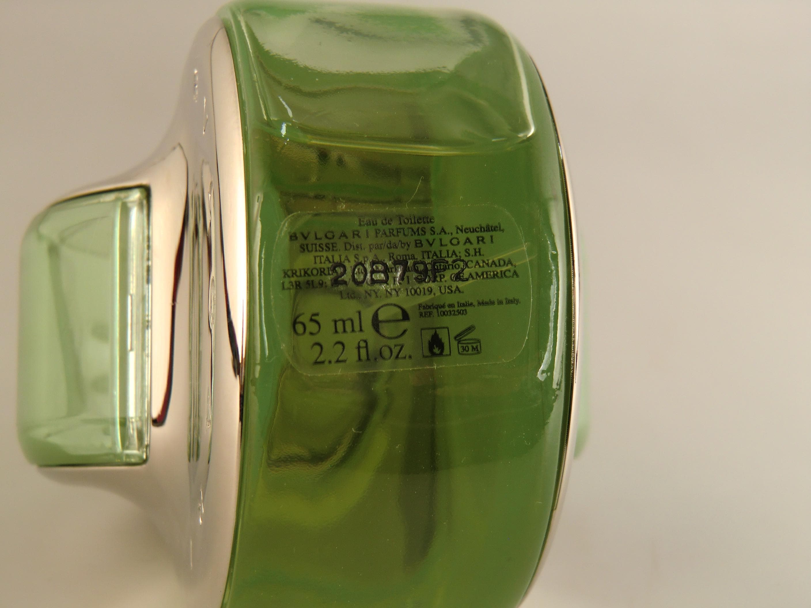 Discontinued Bvlgari Omnia Green Jade Eau De Toilette 2.2 Fl.oz