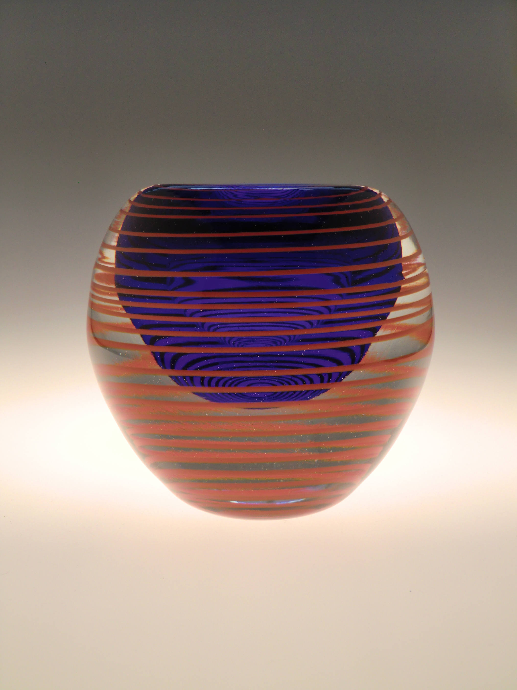 Bohemian Czech Skrdlovice Art Glass Vase by Stanislav Libensky