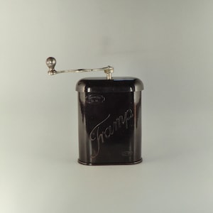 Bohemian Czech Art Deco Bakelite Coffee Mill Grinder - Tramp - Brothers Ouhrabek company 1927-1949 Lomnice nad Popelkou
