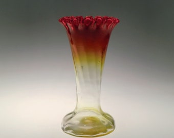 Antique French Art Glass Vase by Legras
