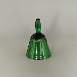 Pannelli in vetro verde ceco Boho Campana tagliata a mano