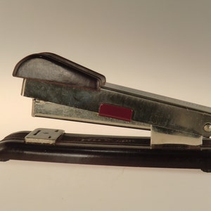 Bohemian Czech Czechoslovakian Bakelite Kin Office stapler in Original Retail Paper Box