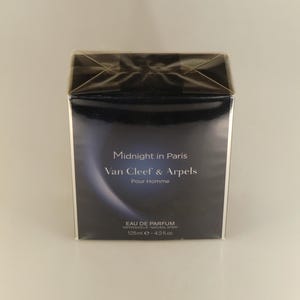 TRÈS RARE eau de parfum Van Cleef & Arpels Midnight in Paris pour homme 125 ml / 4,2 fl. onces