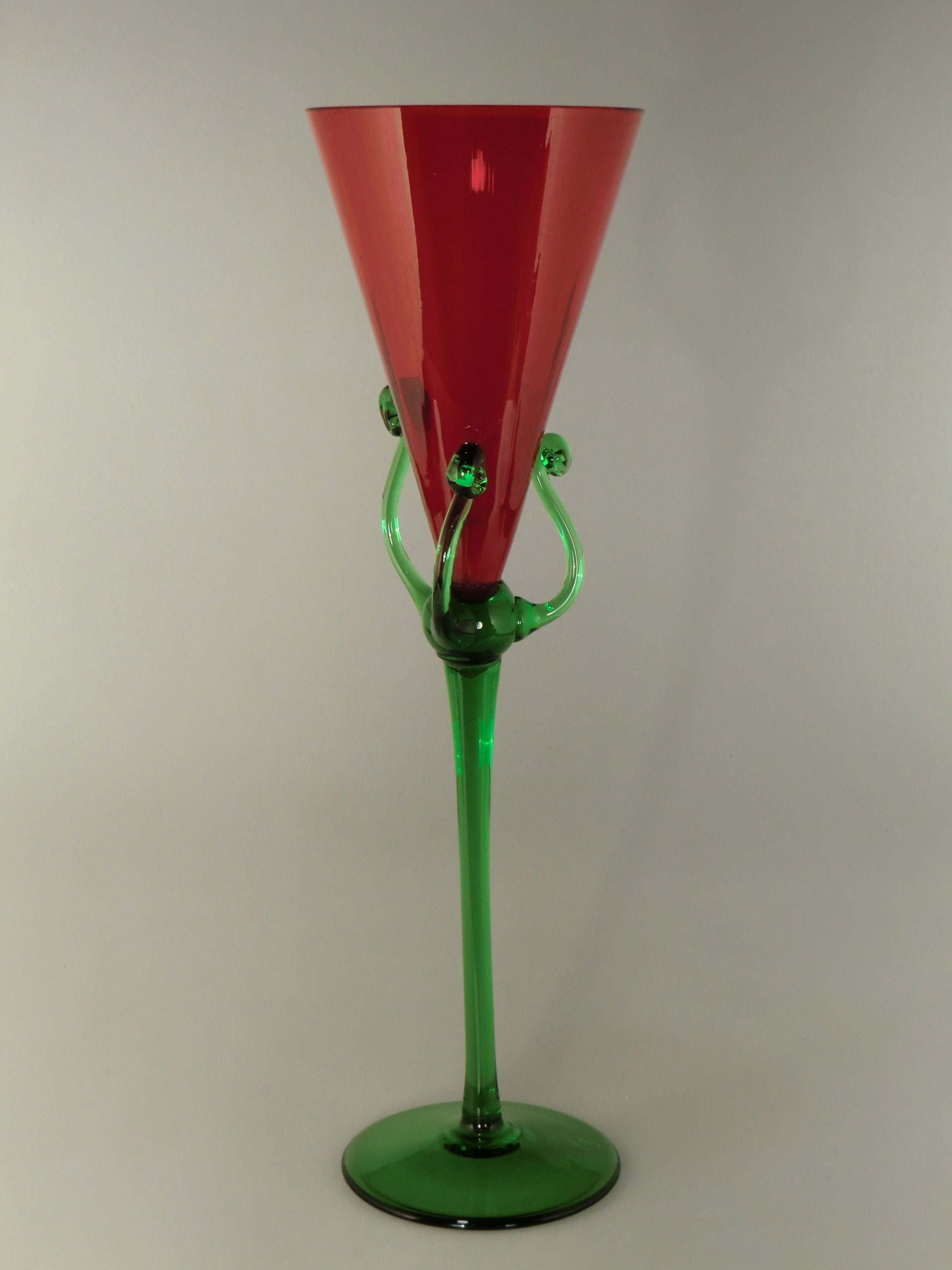 ライトニングアートグラス、リキュールグラスの中に