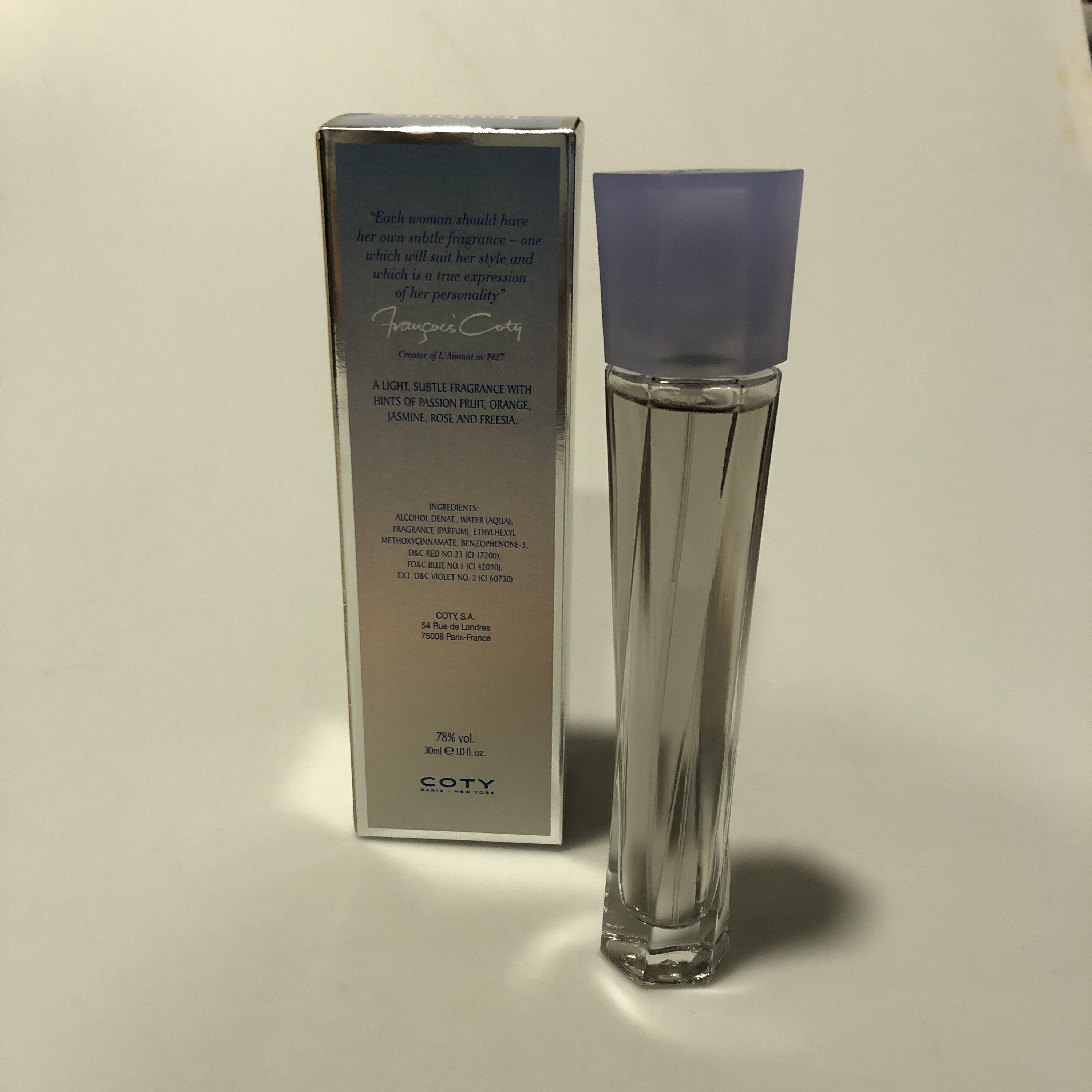 Oryginalny Vintage Coty Toujours L'Aimant Eau De Toilette 30