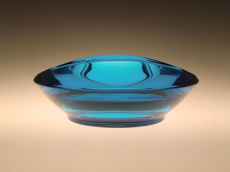 Czech Bohemian Art Glass Jar Bowl by Rudolf Jurnikl