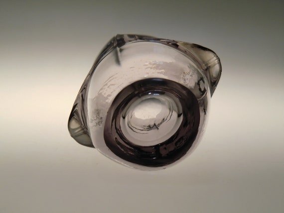 ボヘミアン チェコ ルドルフヴァ ハット アート ガラス ハンドプレス