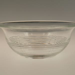 Boho tjeckisk konstglasset med 6. Burkar och skålar av Rudolf Schroter