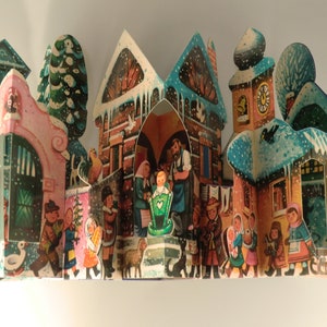 Incredibile presepe Boho Czech Vojtech Kubasta Christmas Presepe Crehe Bethlehem Pop-Up View Leporello