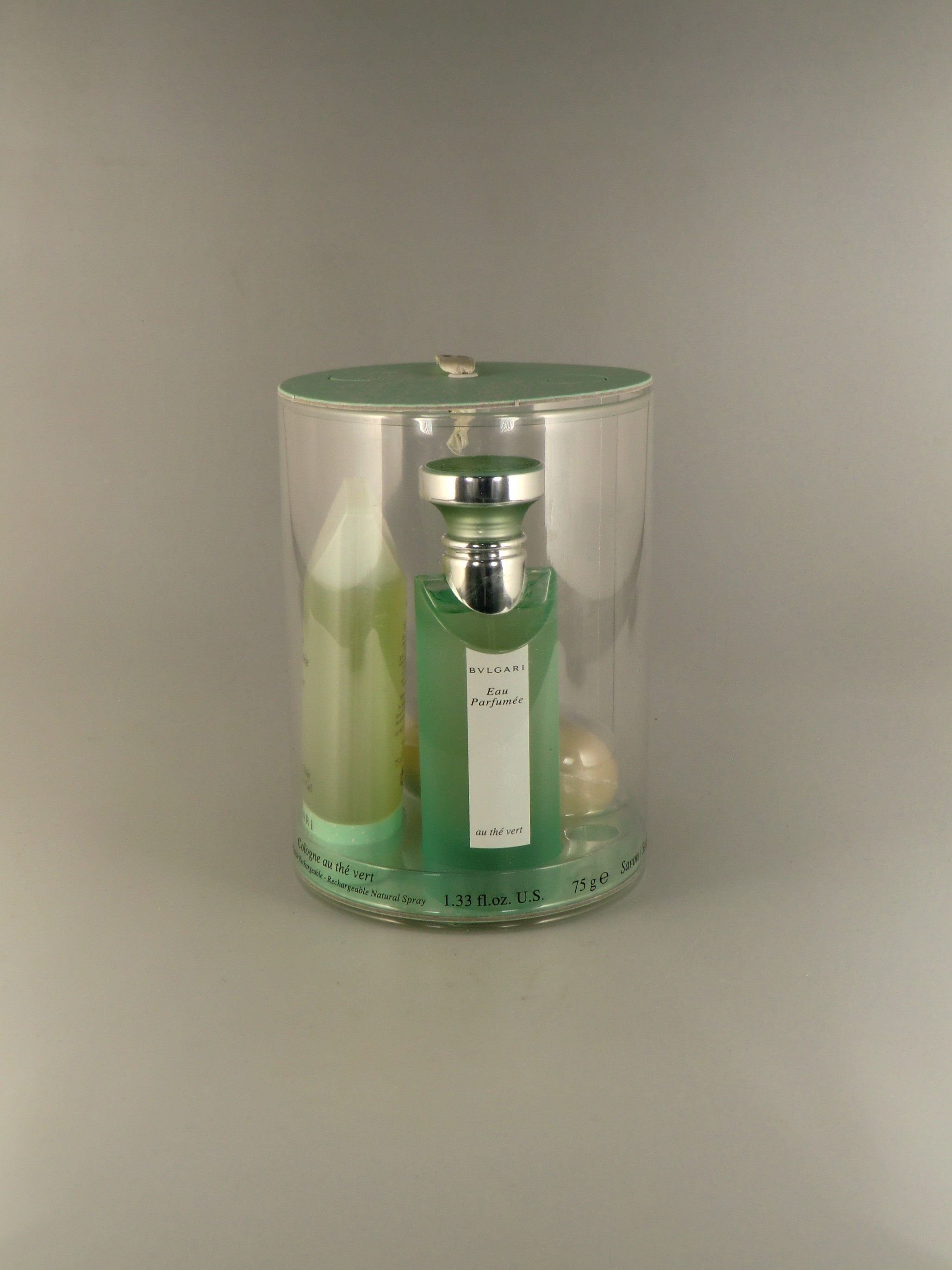 Bvlgari Eau Parfumee Cologne Au the Vert Gift Set Natural Spray 40