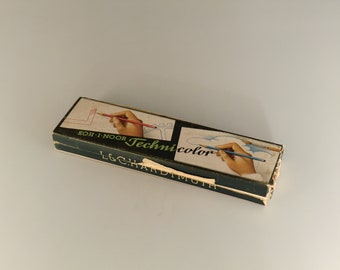 Bohemian Czech Koh-I-Noor Technicolor L. & C. Hardtmuth Czechoslovakia 1700*3  10x Yellow Pencils In Paper Box