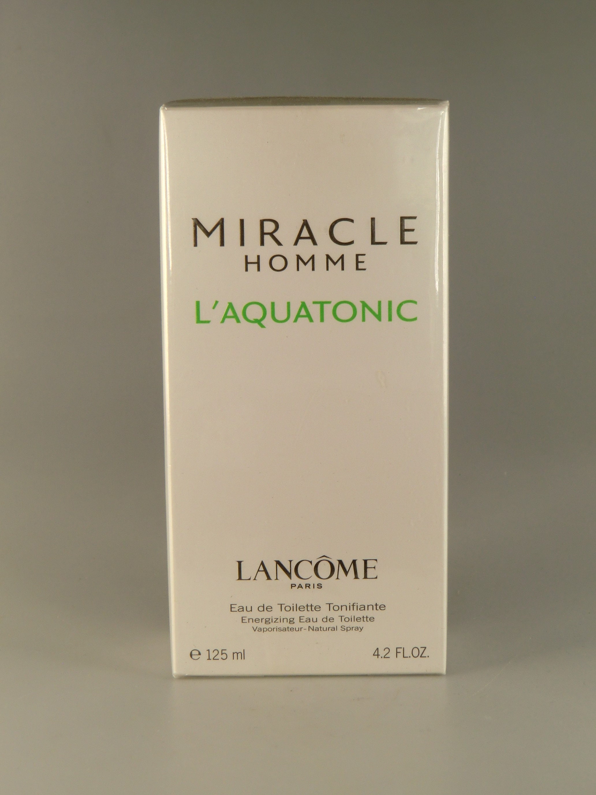 Original Rare Lancome Miracle Homme L Aquatonic Energizing Eau - Etsy