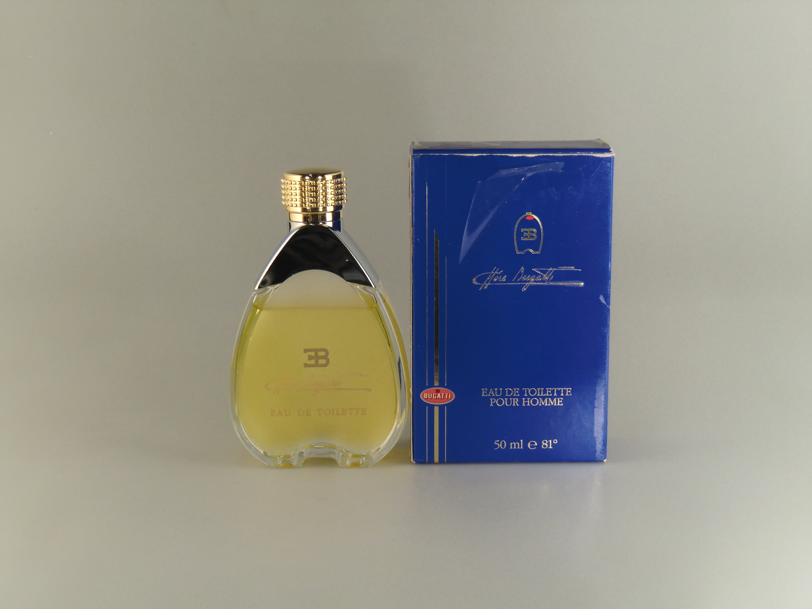 Original Vintage Ettore Bugatti Eau De Toilette Splash 1.6 Fl.oz. / 50ml
