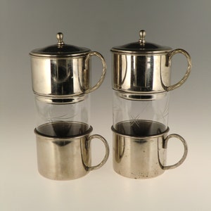 Boho Tsjechische Art Nouveau Deco Thee Koffiekopjes Set