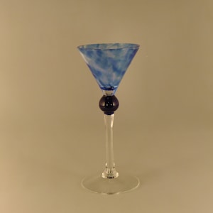 Czech Bohemian Cocktail Art Glass  - Full Hand Made in Exbor Novy Bor