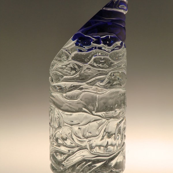 Czech Bohemian Art Glass Object - Sculpture  by Frantisek Vizner for Skrdlovice glassworks
