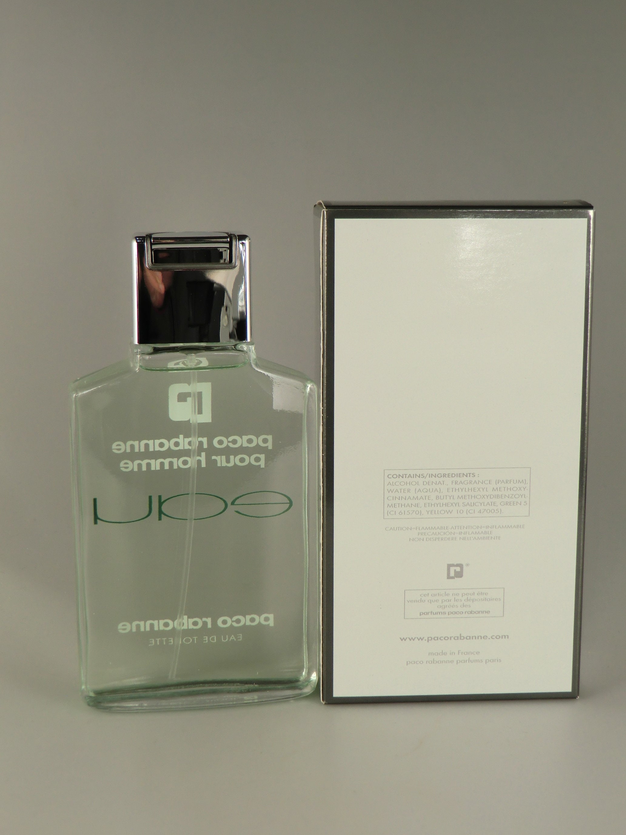 Original Vintage Paco Rabanne EAU Pour Homme Eau De Toilette Spray 3.4 Fl.oz. 100ml Etsy UK