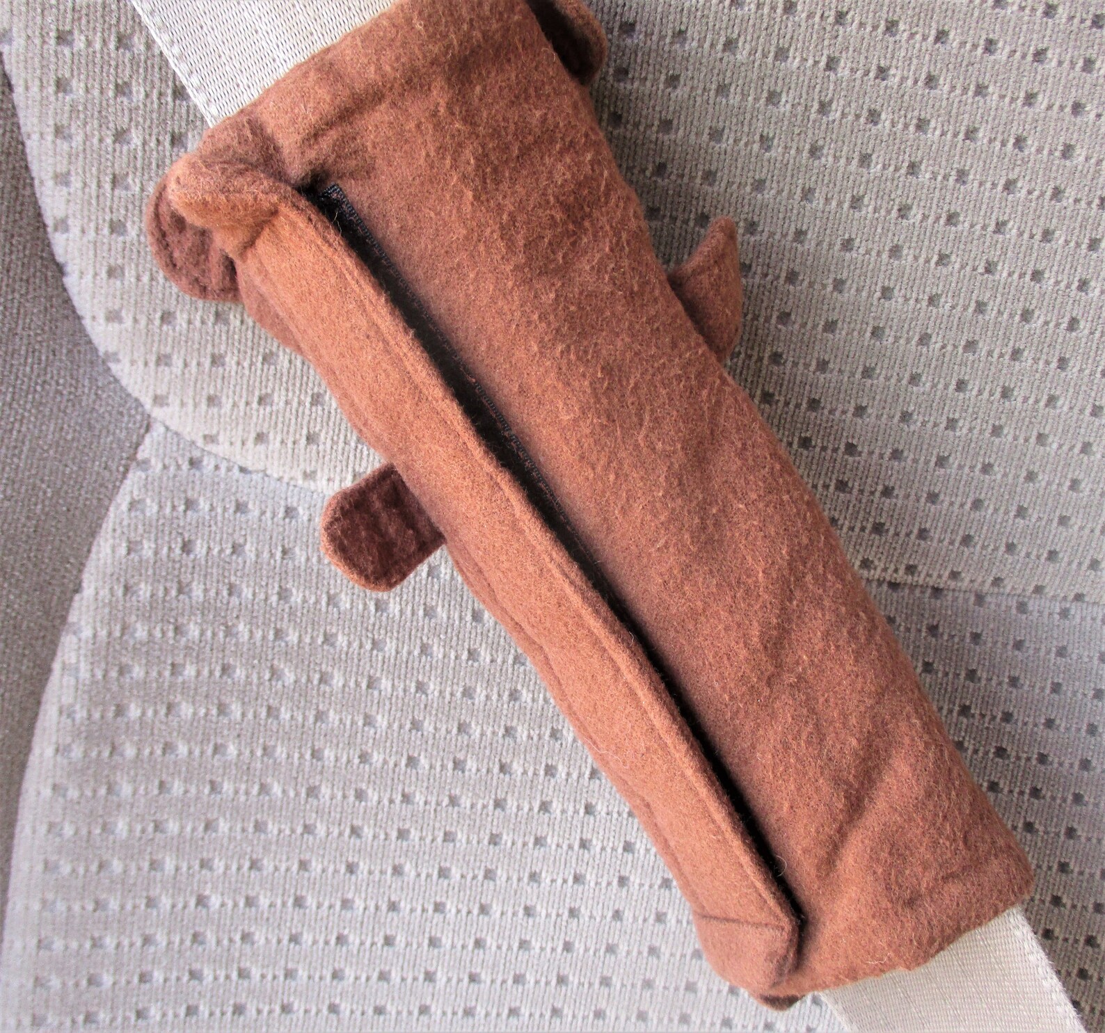 Seat Belt Cover Bear Stuffed Animal Animal Seatbelt Cover Etsy