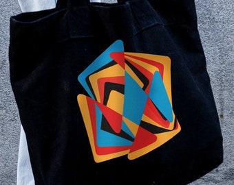 Colorful Abstract Tote Bag (