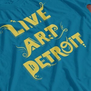 Live Art Detroit Top // Detroit Art / Motown Artist / Motor city Design / Designers / Made In Detro