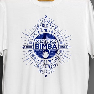 For Mestre Bimba, For Capoeira Tee Shirt / Print / Bimba/ Capo / Brazil /Made In Detroit