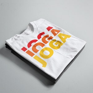 JOGA Capoeira T-Shirt Retro Color (Capoeira Top / Brazil/ Afro Brazil)