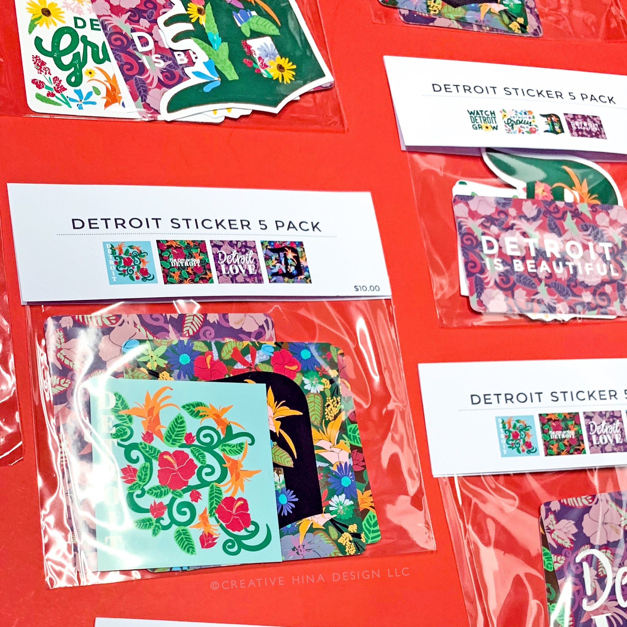 Detroit Decal Sticker Pack / Detroit Garden / Love Sticker / Detroit ...